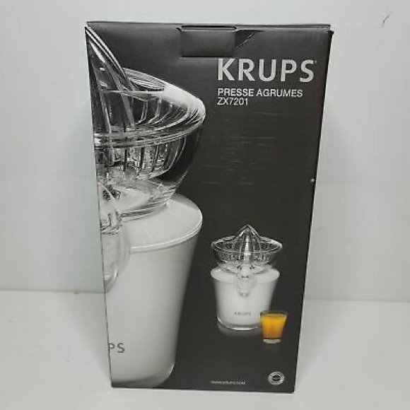Krups Kitchen Krups Zx72 Electric Acrylic Citrus Juicer With